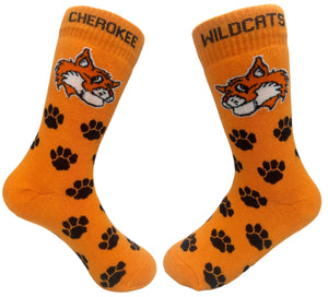 Cherokee Wildcats Socks