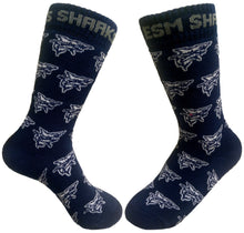 Load image into Gallery viewer, ESM Sharks Socks
